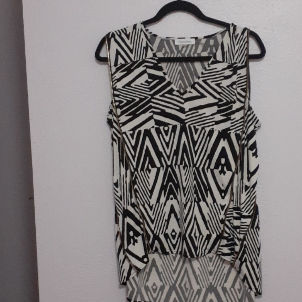 Calvin Klein short sleeve blouse